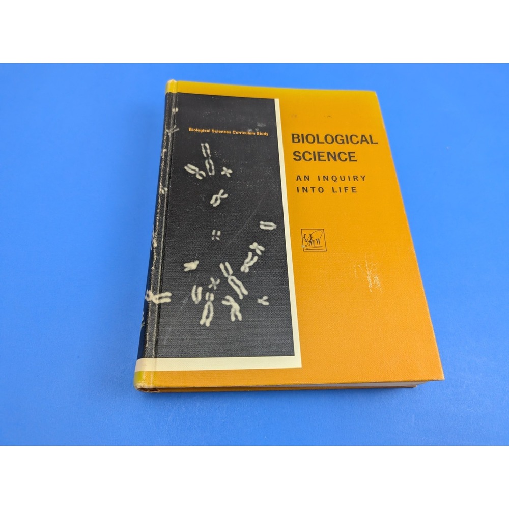 Biological Science Textbook An Inquiry Into Life Harcourt 1963